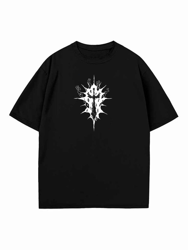 Black t-shirt with Yhwach Bleach All Seeing King graphic – photo 2