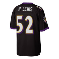 Baltimore Ravens 2004 Ray Lewis Mitchell & Ness Black Authentic Throwback Retired Player Jersey