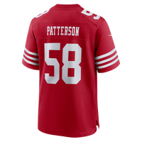 San Francisco 49ers Jarrett Patterson Nike Scarlet Team Game Jersey