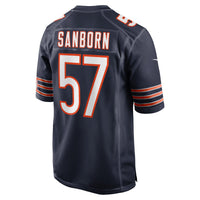 Chicago Bears Jack Sanborn Navy jersey – view 3