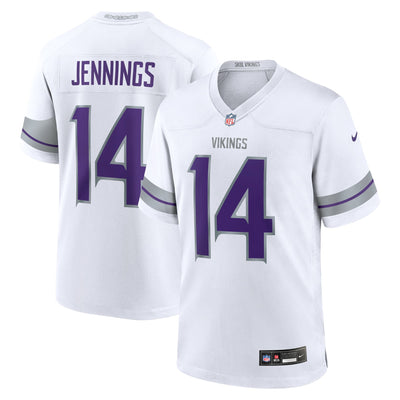 Minnesota Vikings Jauan Jennings Nike White Alternate Game Jersey
