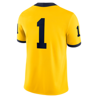 Michigan Wolverines Jordan Brand Alternate Game Football Jersey - Maize