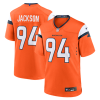 Denver Broncos Jordan Jackson Nike Orange Team Game Jersey