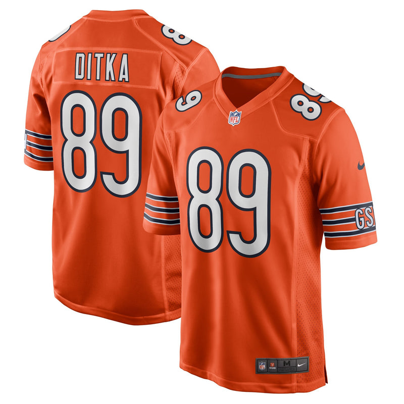 Chicago Bears Mike Ditka Orange jersey – view 1