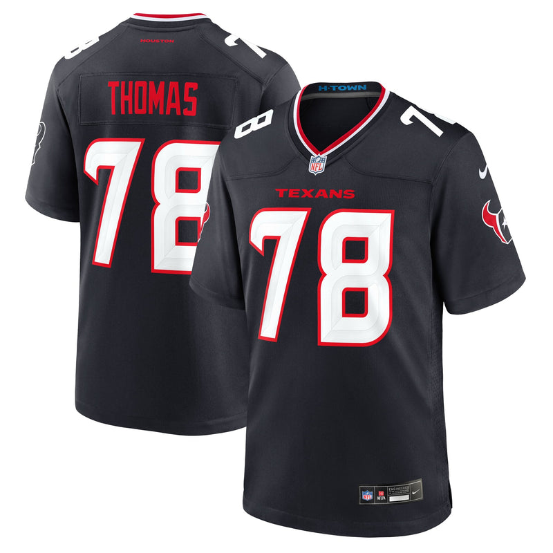 Houston Texans Nathan Thomas Navy jersey – view 1