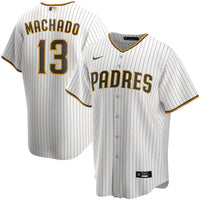 San Diego Padres Manny Machado Nike White Home Replica Player Jersey