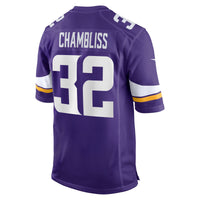 Minnesota Vikings Chaz Chambliss Purple jersey – view 5