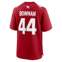Arizona Cardinals Shawn Bowman Nike Cardinal Team Game Jersey