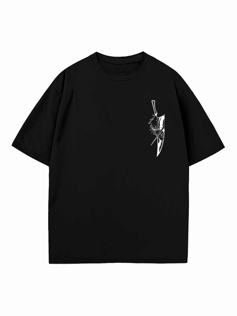 Black t-shirt with Ichigo Kurosaki Bleach Awakened Hollow graphic – photo 2