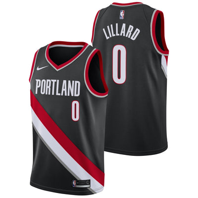Portland Trail Blazers Nike Icon Swingman Jersey - Damian Lillard -