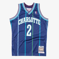 Charlotte Hornets Mitchell & Ness Larry Johnson Authentic Jersey