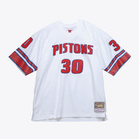 Detroit Pistons Mitchell & Ness Rasheed Wallace Audible Fashion Jersey - White