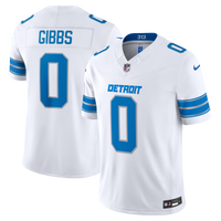 Detroit Lions Jahmyr Gibbs Nike White Vapor F.U.S.E. Printed Limited Jersey