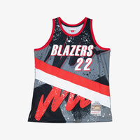 Portland Trail Blazers Mitchell & Ness Clyde Drexler 1991 Hyper Hoops Swingman Jersey - Black