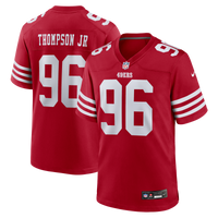 San Francisco 49ers James Thompson Jr Nike Scarlet Team Game Jersey