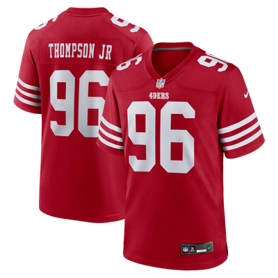 San Francisco 49ers James Thompson Jr Nike Scarlet Team Game Jersey