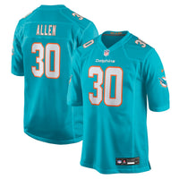 Miami Dolphins Kaytron Allen Aqua jersey – view 1