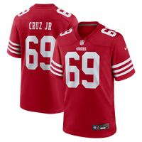 San Francisco 49ers Enrique Cruz Jr. Nike Scarlet Team Game Jersey