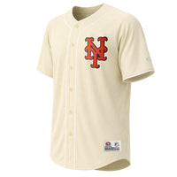New York Mets Stitches Cream Fashion Jersey