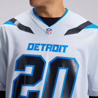 Detroit Lions Barry Sanders Nike Silver 2026 Rivalries Collection Game Jersey