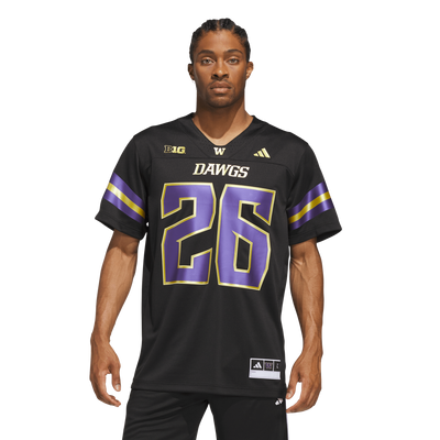 #26 Washington Huskies adidas Unleash the Dawgs Premier Strategy Jersey - Black