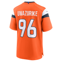 Denver Broncos Eyioma Uwazurike Nike Orange Team Game Jersey