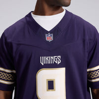 Minnesota Vikings J.J. McCarthy Nike Purple 2026 Rivalries Collection Printed Limited Jersey