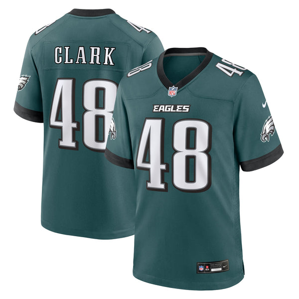 Philadelphia Eagles Dean Clark Nike Midnight Green Team Game Jersey