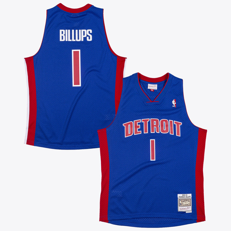 Detroit Pistons Mitchell & Ness Chauncey Billups 2003 Swingman Authentic Jersey - Royal Blue
