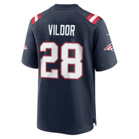 New England Patriots Kindle Vildor Navy jersey – view 5