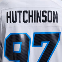 Detroit Lions Aidan Hutchinson Nike Silver 2026 Rivalries Collection Game Jersey