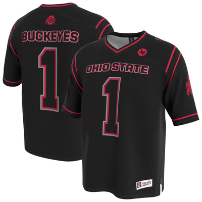 Ohio State Buckeyes GameDay Greats Lightweight Football Fashion Jersey - Black