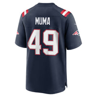 New England Patriots Chad Muma Nike Navy Team Game Jersey