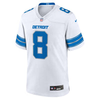 Detroit Lions Derrick Moore White jersey – view 2