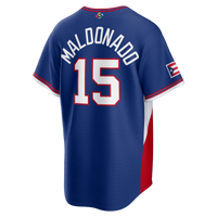 Puerto Rico Baseball Martín Maldonado Nike Royal 2026 World Baseball Classic Road Stadium Jersey