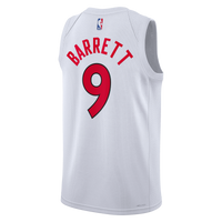 Toronto Raptors Nike Association Edition Swingman Jersey - White - RJ Barrett -