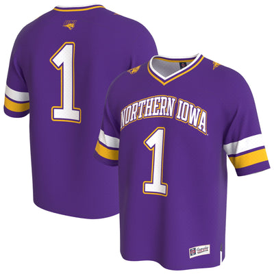 Northern Iowa Panthers GameDay Greats Lightweight Collegiate Football Fashion Jersey - Purple