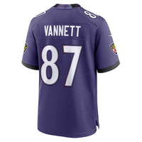 Baltimore Ravens Nick Vannett Purple jersey – view 3