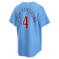 Chicago Cubs Pete Crow-Armstrong Nike Light Blue Alternate Replica Jersey