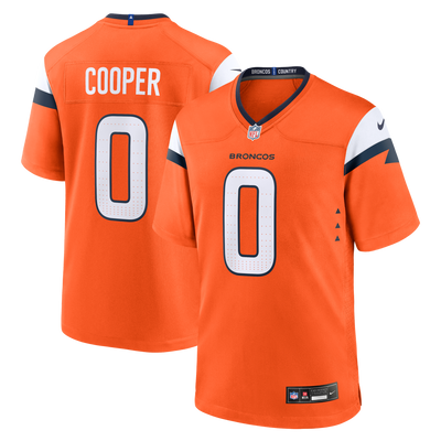 Denver Broncos Jonathon Cooper Nike Orange Team Game Jersey