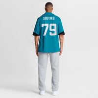 Jacksonville Jaguars Geron Christian Sr. Teal jersey – view 3