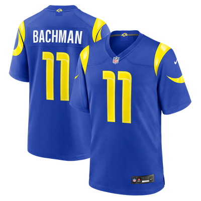 Los Angeles Rams Alex Bachman Nike Royal Team Game Jersey