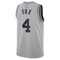 San Antonio Spurs De'Aaron Fox - Silver jersey – view 4
