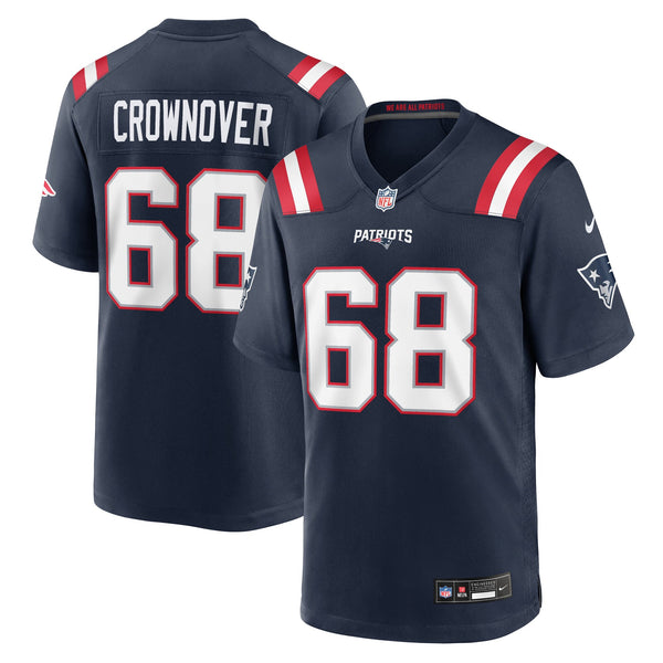 New England Patriots Dametrious Crownover Nike Navy Team Game Jersey