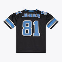 Detroit Lions Calvin Johnson Mitchell & Ness Black 2007 Authentic Throwback Jersey
