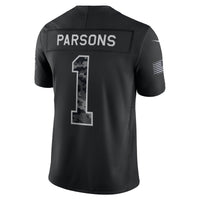 Green Bay Packers Micah Parsons Black jersey – view 3