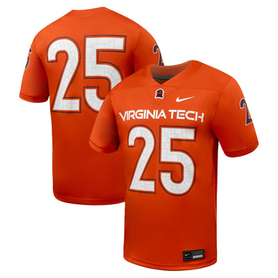 Virginia Tech Hokies Nike Replica Football Jersey - Orange
