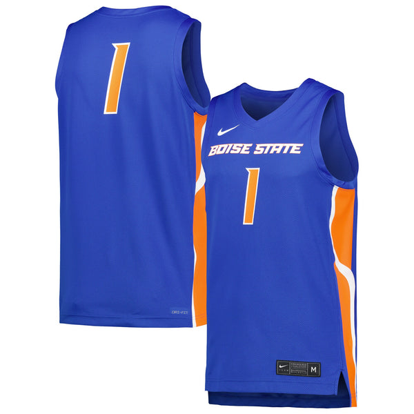 Boise State Broncos Nike Replica Basketball Jersey - Royal