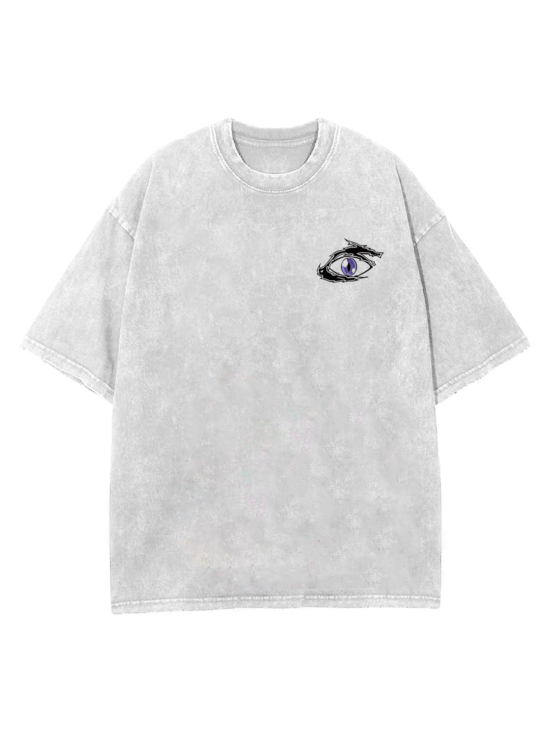 Washed white t-shirt with Yusuke Urameshi Yu Yu Hakusho Night Reaper graphic – photo 2