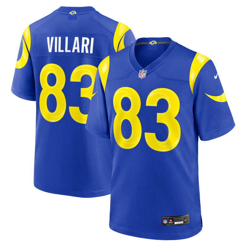 Los Angeles Rams Dan Villari Nike Royal Team Game Jersey